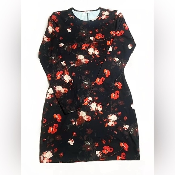 Wilfred floral long sleeve stretch bodycon dress - Picture 2 of 10